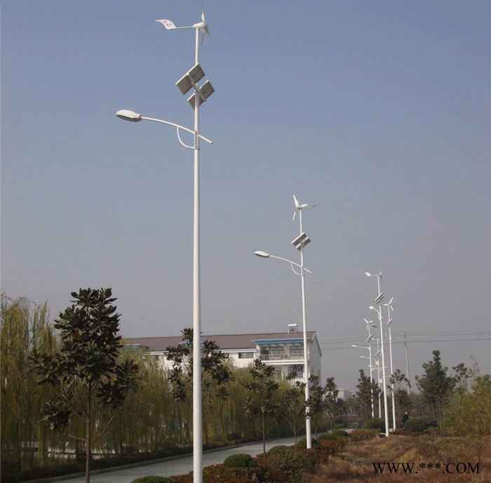 博達成001 太陽能風光互補路燈 40W60W風機太陽能發電新能源風力節能LED路燈