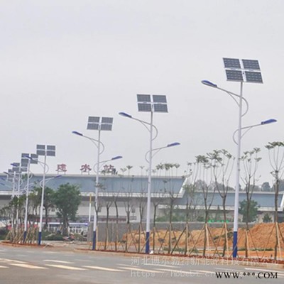 市政新農村12V太陽能路燈6米戶外超亮一體化30瓦少數民族庭院燈桿