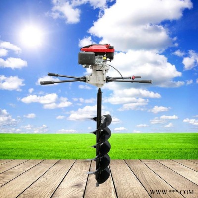 栽桿挖坑機 護欄籬笆鉆穴機 太陽能路燈桿打窩機生產(chǎn)廠家