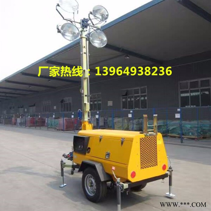 無死角覆蓋的金鹵燈移動照明車/廠家巨獻(xiàn)的小太陽能自主發(fā)電的照明車