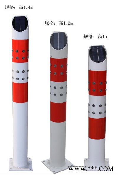 晶銳太陽(yáng)能轉(zhuǎn)向警示柱/太陽(yáng)能警示燈/警示標(biāo)牌