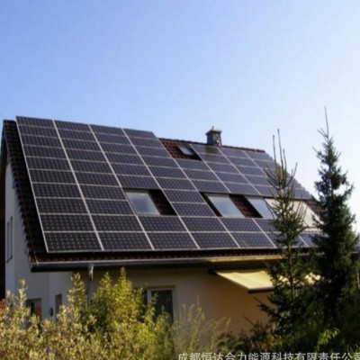 專業整套5000W并網光伏電站系統 家用光伏分布式并網發電系
