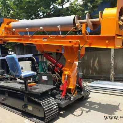 光伏安裝打樁機履帶光伏打樁機 全液壓打樁機，青海光伏打樁機**