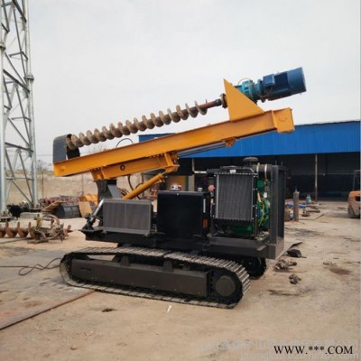 履帶螺旋樁打樁機(jī) 光伏電打樁機(jī) 光伏工程建筑打樁機(jī)