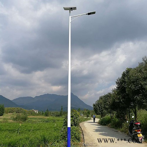 興凱照明6米太陽能路燈 新款鋰電池 全年可正常亮燈