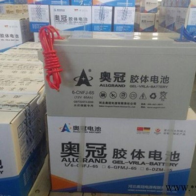 奧冠膠體蓄電池6-CNFJ-75 12V75AH光伏發電太陽能電池 電動轎車專用電池  通訊電源電池 牽引線蓄電池