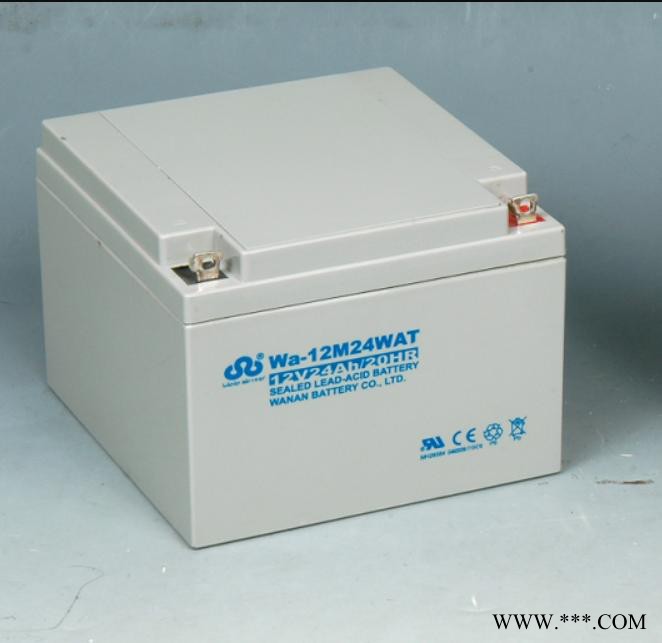 常德市WA-12M24AC萬安免維護(hù)蓄電池12V24AH經(jīng)銷商太陽能電池