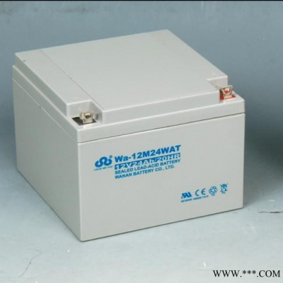 常德市WA-12M24AC萬安免維護蓄電池12V24AH經(jīng)銷商太陽能電池
