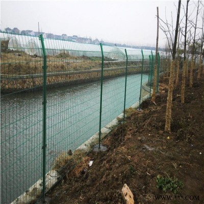 **公路鐵路防護柵欄 防銹光伏電站柵欄 雙邊絲安全柵欄出廠價批發