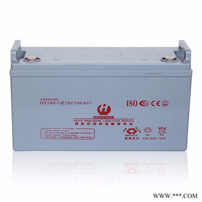 hongzhe宏哲hz100-12 鉛酸蓄電池太陽能電池免維護(hù)鉛酸蓄電池