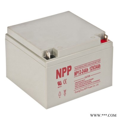 NPP 耐普蓄電池 NP12-24 太陽能免維護(hù)蓄電池 12V24AH UPS電源