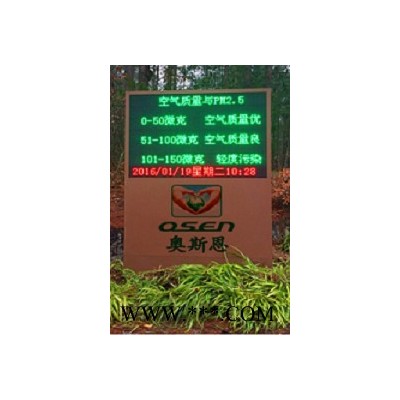 公園景區公共場合PM2.5噪聲實時監測系統