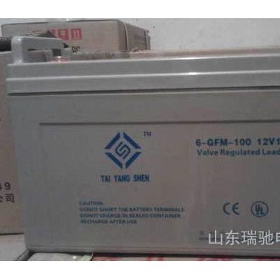 山東美國太陽神蓄電池6-GFM-100廠家報價/尺寸/參數
