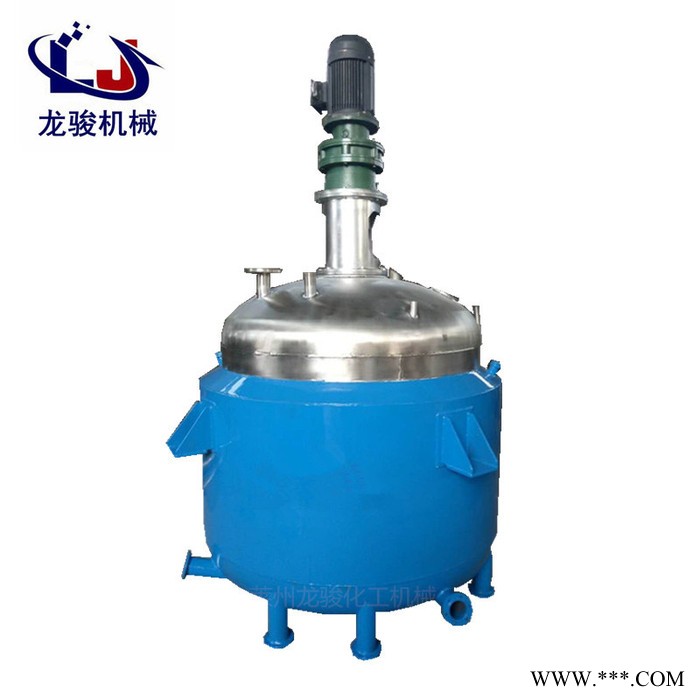 龍駿2000L鋰電池負(fù)極材料生產(chǎn)設(shè)備 鋰電池專用反應(yīng)釜 不銹鋼電加熱攪拌罐