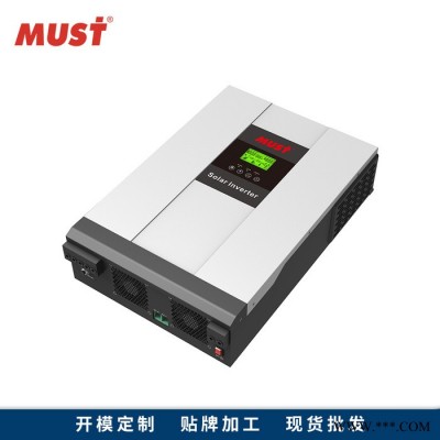 混合太陽能逆變器 純正弦波逆變器48v轉220V 5kw家用離并網逆變器屋頂光伏逆變器