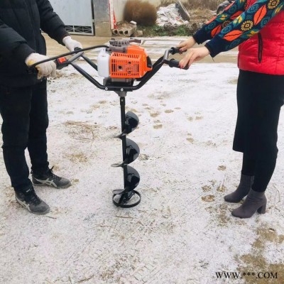 光伏工程打樁打洞機 圍欄立柱打坑機價格 慧聰機械果園挖深孔機廠家