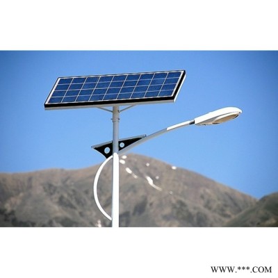新農村太陽能路燈鋰電池5米6米戶外高桿燈庭院燈led路燈燈桿廠家