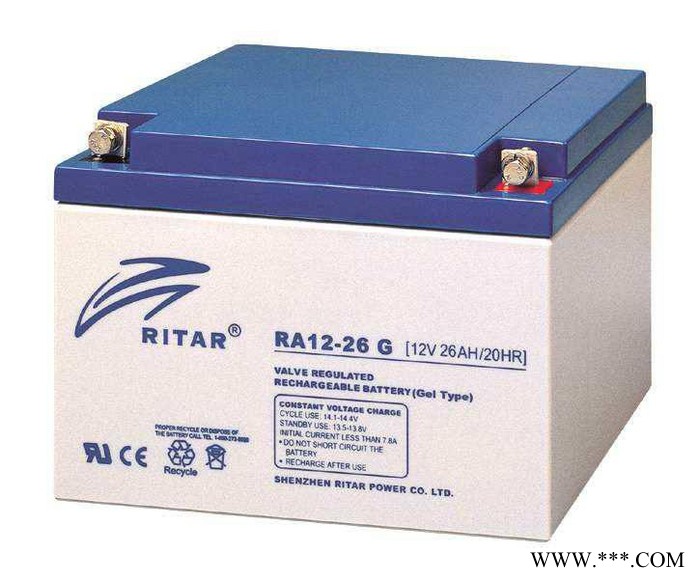 瑞達RITAR蓄電池RT12180 12V18AH/20HR機房配電室 UPS蓄電池 EPS直流屏電池 太陽能光伏發(fā)電
