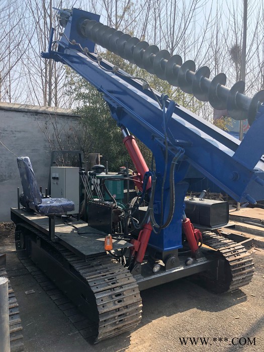 供應履帶式光伏打樁機   光伏發電打樁機**