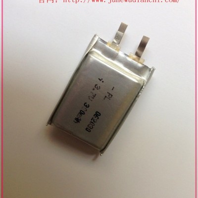 直銷A品電芯602030-300mah 3.7 V標(biāo)準(zhǔn)充電電芯礦燈藍(lán)牙鋰電池