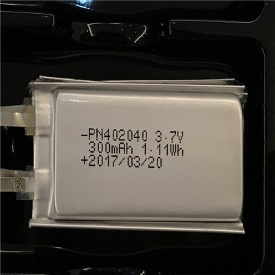 品諾能源耐高溫聚合物鋰電池502030-250MAH通過UN38.3，FCC,CE，等UL認證