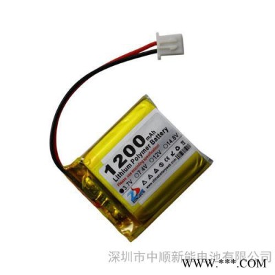 中順芯 3.7V 1200mAh 903033聚合物鋰電池