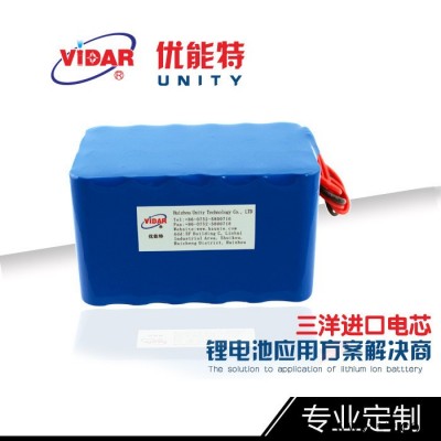 18650鋰電池 18.5v13600mAh三洋進口電芯電池組 戶外裝備移動電源