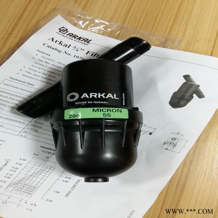 以色列阿科ARKAL水塔太陽能熱水器進水除水垢污銹阻泥沙前置過濾器