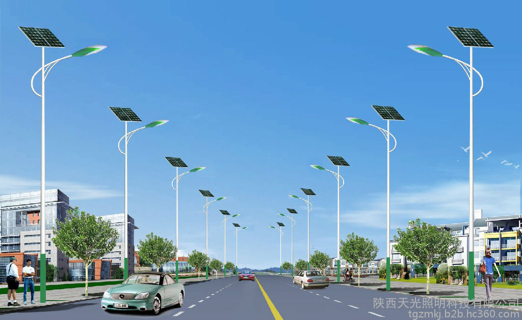 天光照明 高端太陽能路燈 廣場太陽能路燈 全套太陽能路燈廠家