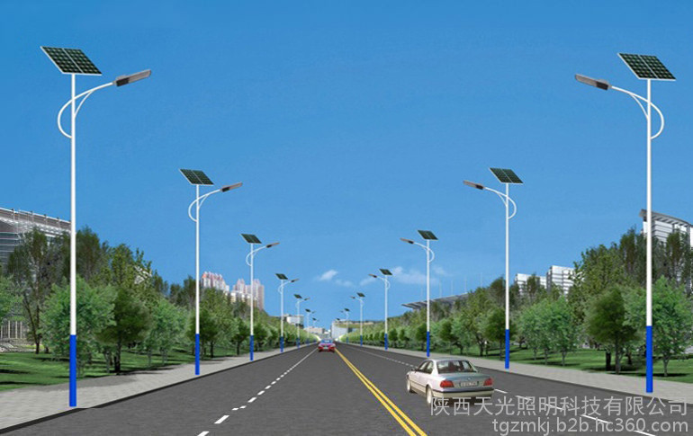 天光照明 戶外太陽(yáng)能路燈 太陽(yáng)能一體化路燈 太陽(yáng)能路燈施工廠家