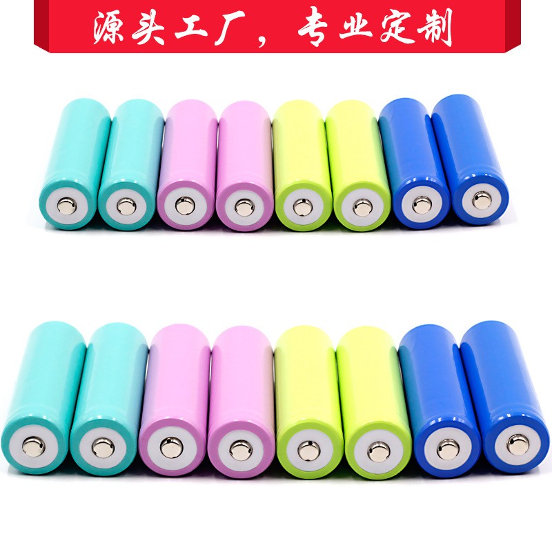 18650鋰電池小風(fēng)扇鋰電池3.7v太陽(yáng)能手電筒可充電鋰電池尖頭