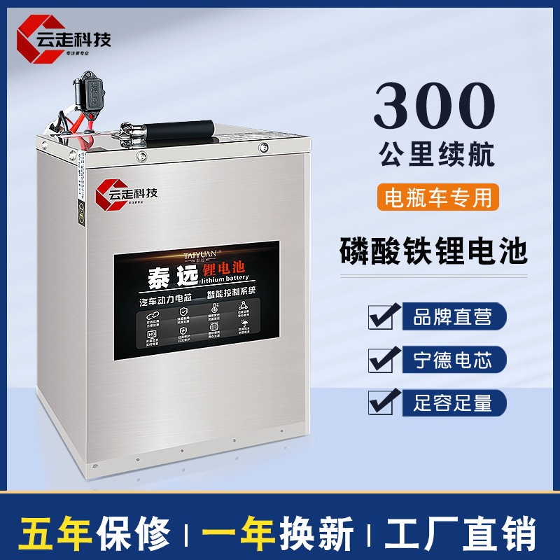 外賣電動(dòng)車鋰電池48伏60V72V大容量磷酸鐵鋰快遞三四輪電瓶蓄電池