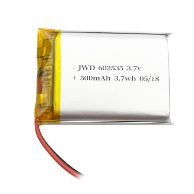 批發(fā)602535聚合物鋰電池 3.7V-500mah防丟定位美容儀釣魚器鋰電池