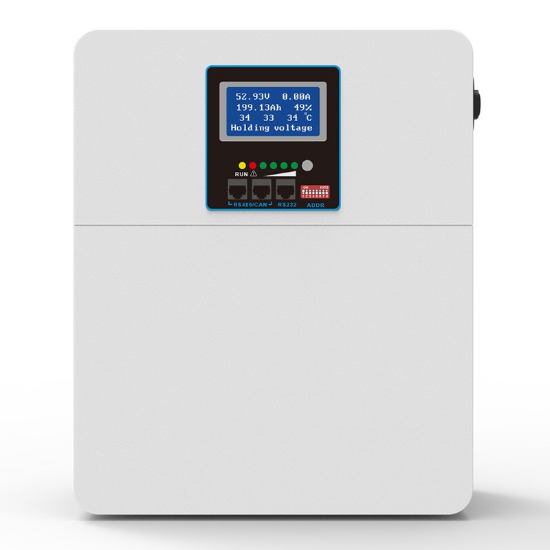 51.2V200Ah壁掛式家庭儲能電池支持光伏充電