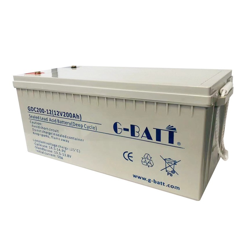 廠家直供12V200AH太陽(yáng)能風(fēng)能UPS 用鉛酸膠體蓄電池深循環(huán)電池