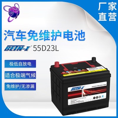 奔騰55D23L免維護蓄電池 汽車電池 12V55AH 啟動電瓶