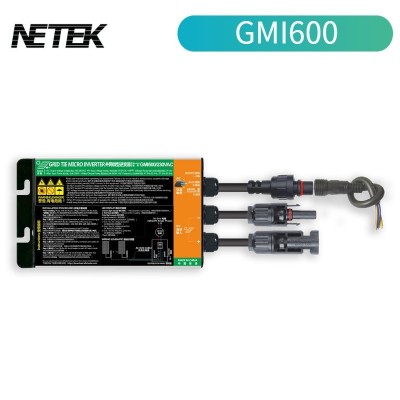 太陽能逆變器并網(wǎng)GMI600正弦波MPPT輸出可并聯(lián)300W光伏板足功率