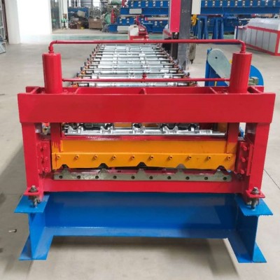 840型單板壓瓦機(jī) 彩鋼瓦機(jī)械設(shè)備 雙層數(shù)控彩鋼瓦壓瓦機(jī)