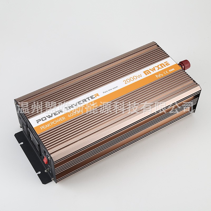 供應(yīng)12V24V48V轉(zhuǎn)110V220V純正弦波家用車載工業(yè)2000W太陽能逆變器