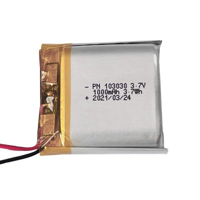 供應(yīng)純鈷材料鋰聚合物電池962728-800mAh 醫(yī)療血氧儀鋰電池