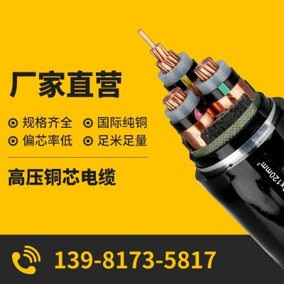 四川源頭工廠YJV22 8.7-15kv 3*185熱銷(xiāo)直供銅芯高壓電力電纜國(guó)標(biāo)