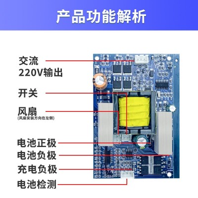 全新150W-3000W逆變器220V純正波逆變器全隔離三防保護(hù)智能溫控