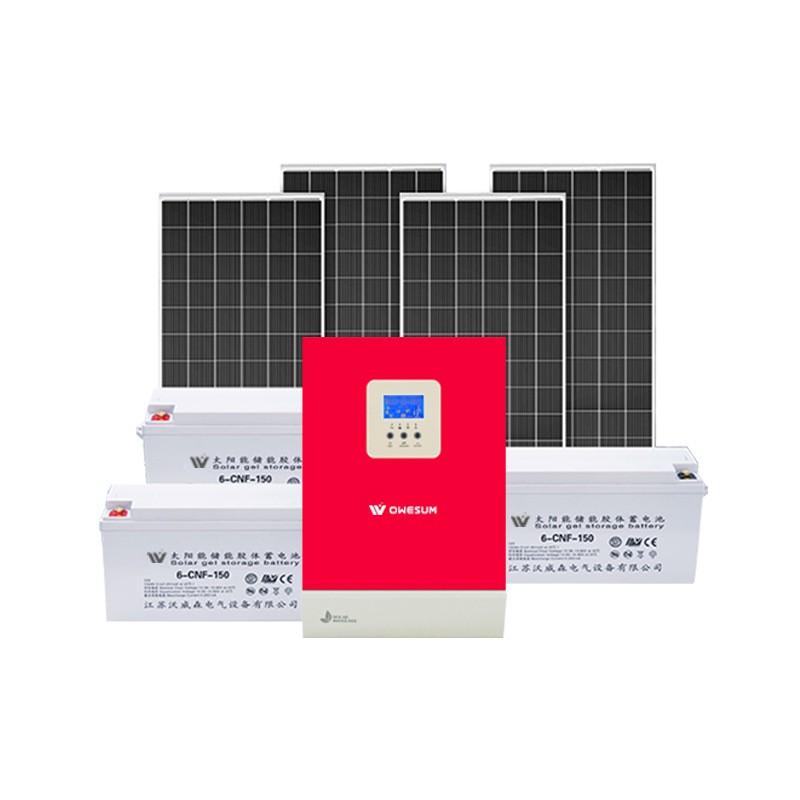 4kw太陽能發(fā)電機 太陽能供電系統(tǒng)光伏發(fā)電機組供電儲能整套發(fā)動機