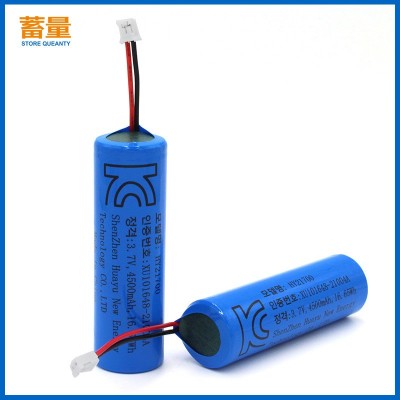 蓄量21700充電鋰電池3.7V加保護(hù)板出線韓國KC認(rèn)證 21700鋰電池