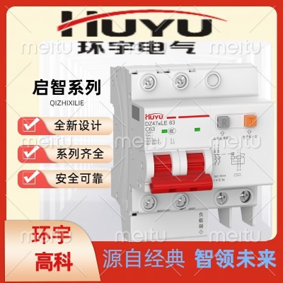 浙江環(huán)宇高科環(huán)宇集團(tuán)DZ47NLE-63 小型漏電斷路器剩余電流動作
