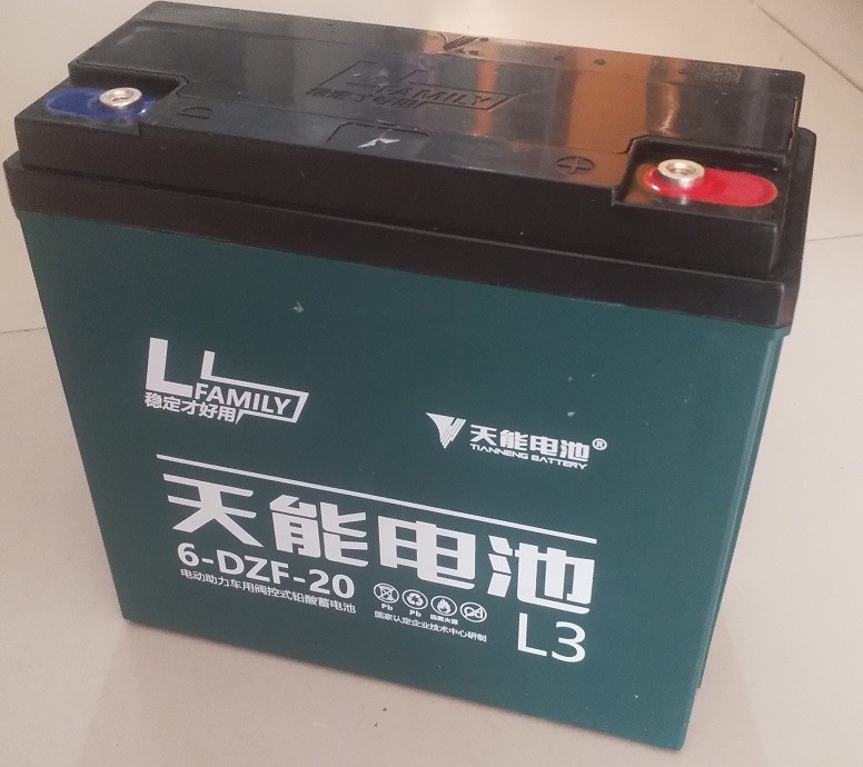 浙江天能電池48V20AH電動(dòng)車電池6-DZM/F-20AH鉛酸蓄電池12V20AH