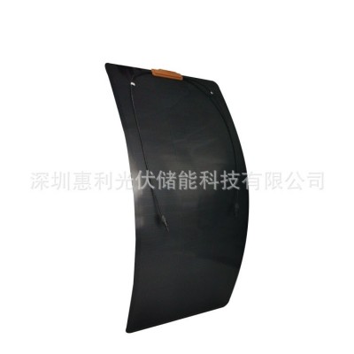 200W半柔性太陽(yáng)能電池板柔性單晶車載供電露營(yíng)房車光伏組件發(fā)電板